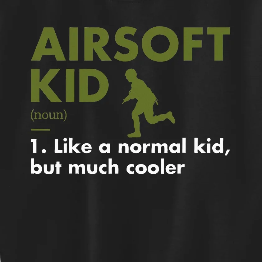 Sport Definition Airsoft Kids Sweatshirt