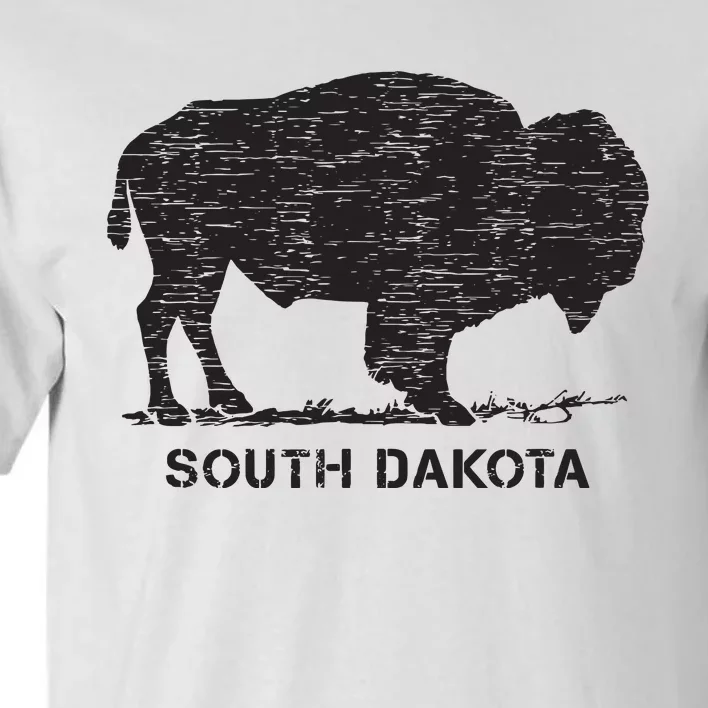 South Dakota And American Buffalo Bison Tall T-Shirt