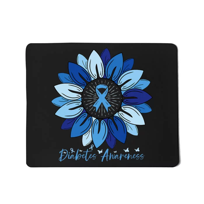 Sunflower Diabetes Awareness Month Mousepad