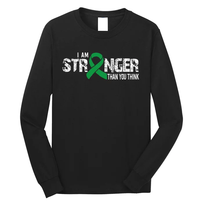 Stronger Depression Awareness Supporter Ribbon Long Sleeve Shirt