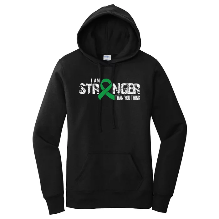 Stronger Depression Awareness Supporter Ribbon Women's Pullover Hoodie