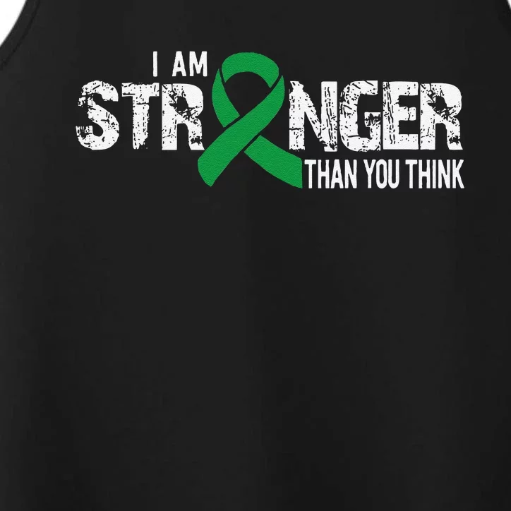 Stronger Depression Awareness Supporter Ribbon Performance Tank