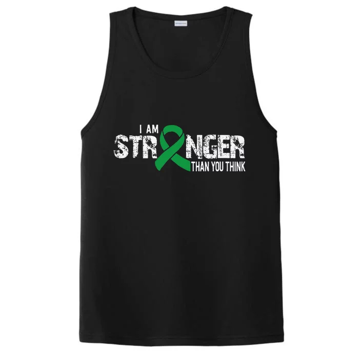 Stronger Depression Awareness Supporter Ribbon Performance Tank