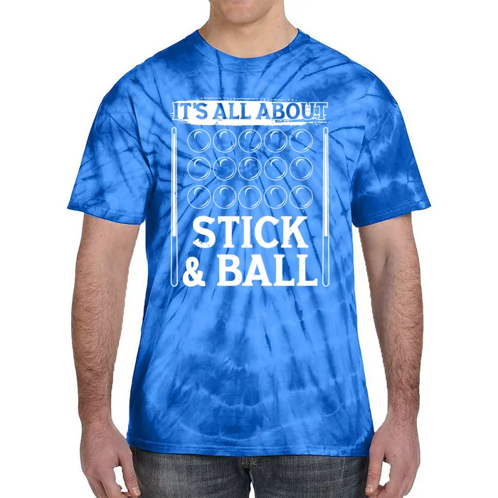 Snooker Dult All About Stick And Ball Billiards Gift Tie-Dye T-Shirt