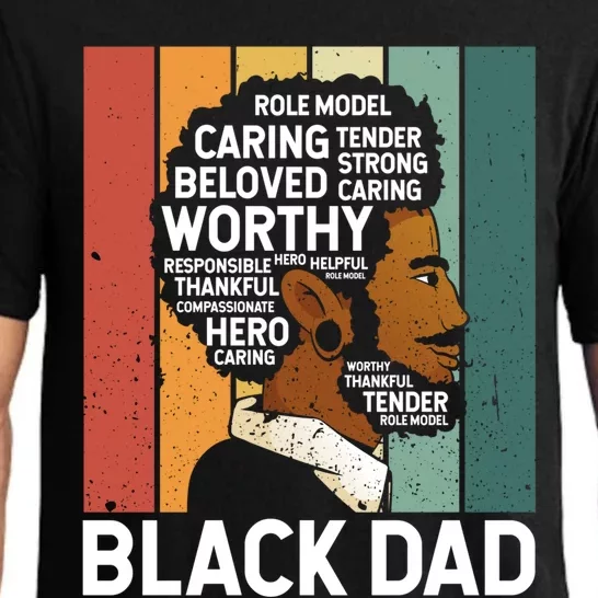 Strong Dad African American Father Black History Month Pride Gift Pajama Set