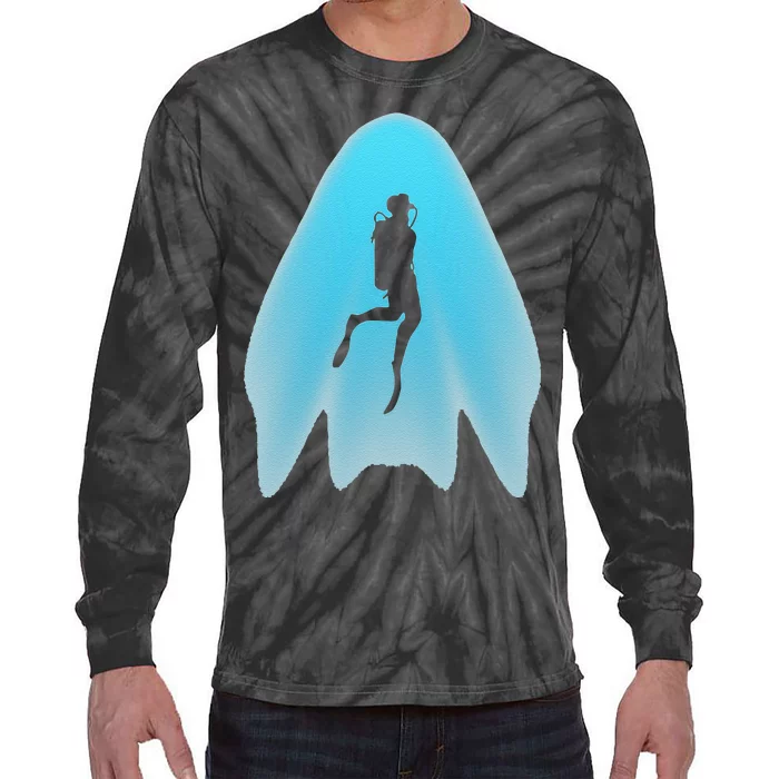 Scuba Diving Apparel Scuba Diving Tie-Dye Long Sleeve Shirt