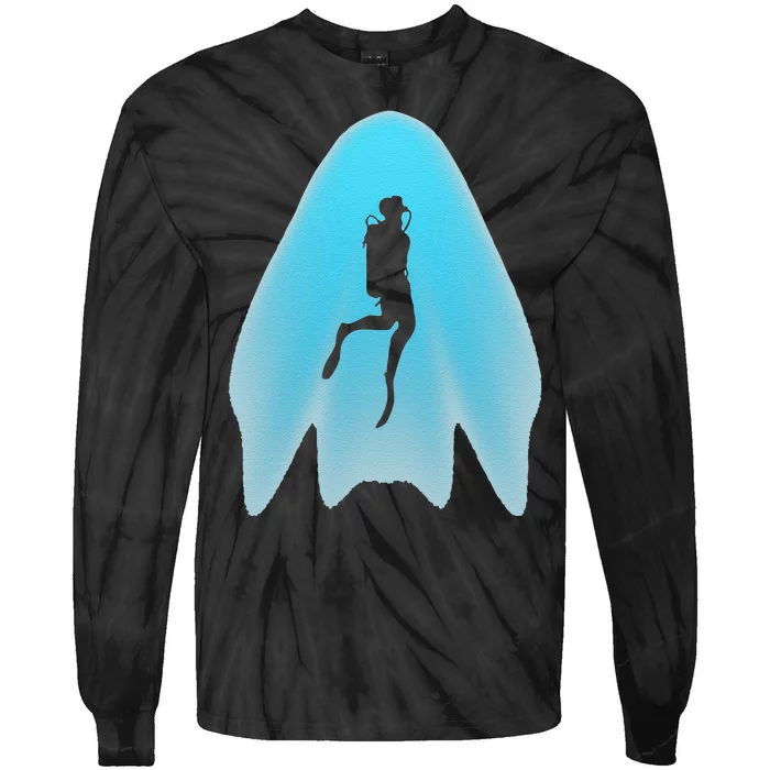 Scuba Diving Apparel Scuba Diving Tie-Dye Long Sleeve Shirt