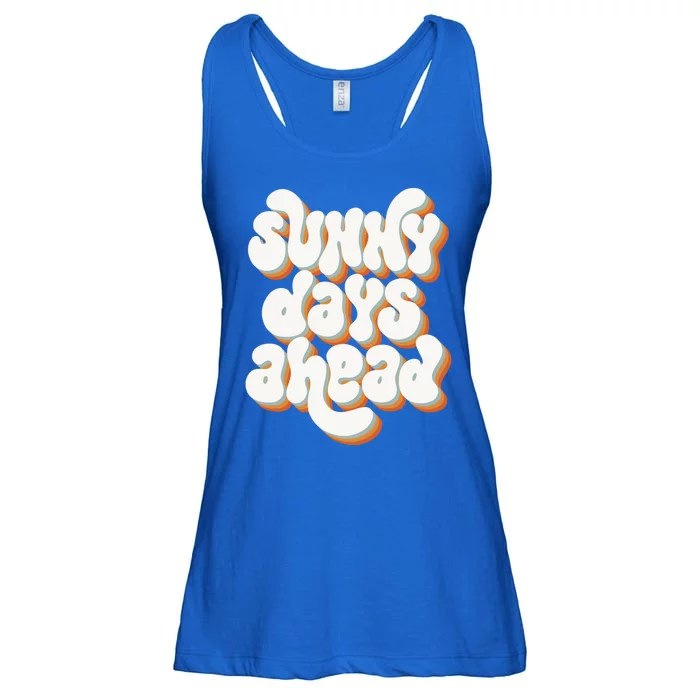 Sunny Days Ahead Retro Summer Ladies Essential Flowy Tank