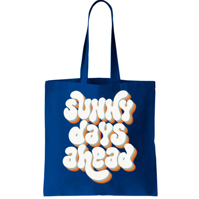 Sunny Days Ahead Retro Summer Tote Bag