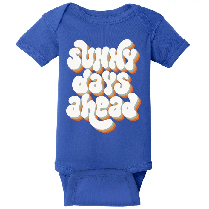 Sunny Days Ahead Retro Summer Baby Bodysuit