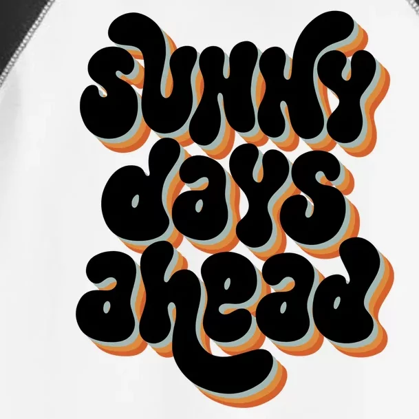 Sunny Days Ahead Retro Summer Toddler Fine Jersey T-Shirt