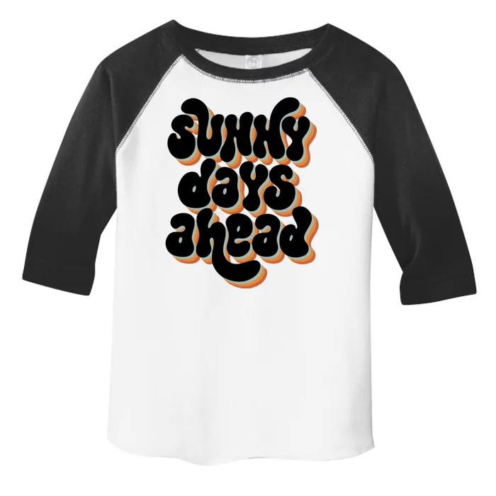 Sunny Days Ahead Retro Summer Toddler Fine Jersey T-Shirt