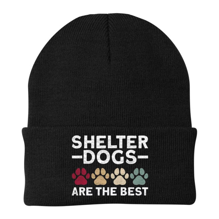 Shelter Dogs Are Best Animal Rights Animal Shelter Knit Cap Winter Beanie