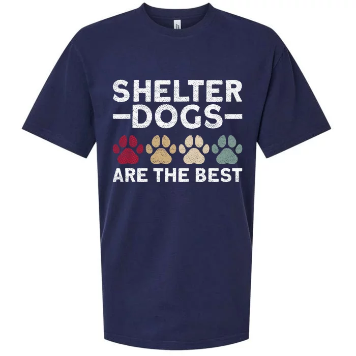 Shelter Dogs Are Best Animal Rights Animal Shelter Sueded Cloud Jersey T-Shirt