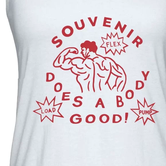 Souvenir Does A Body Good Ladies Essential Flowy Tank