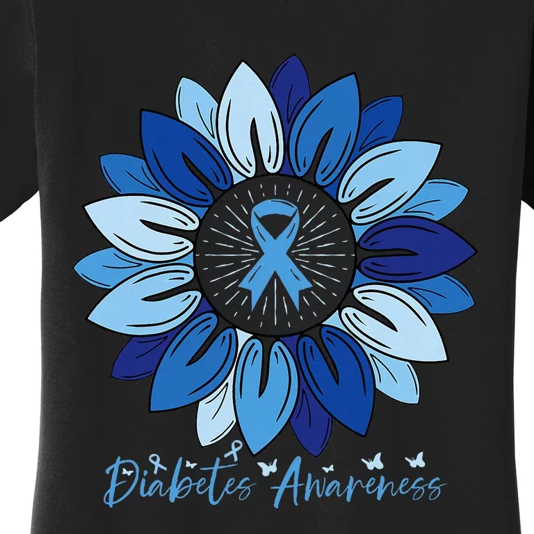 Sunflower Diabetes Awareness Month Women's T-Shirt