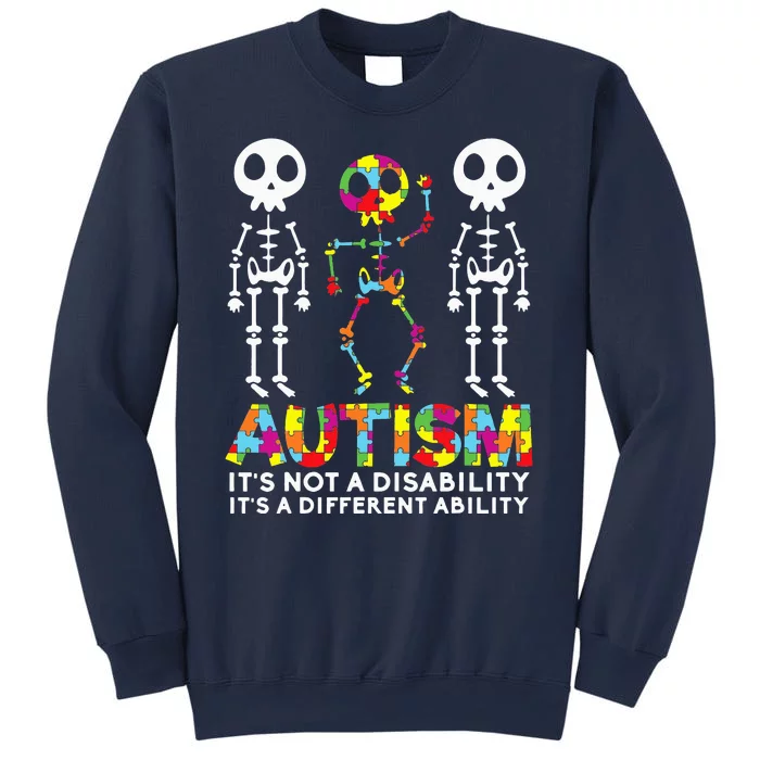 Skull Dance Autism Awareness Tee Autism Sweatshirt