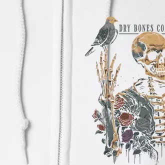 Skeleton Dry Bones Come To Life Full Zip Hoodie