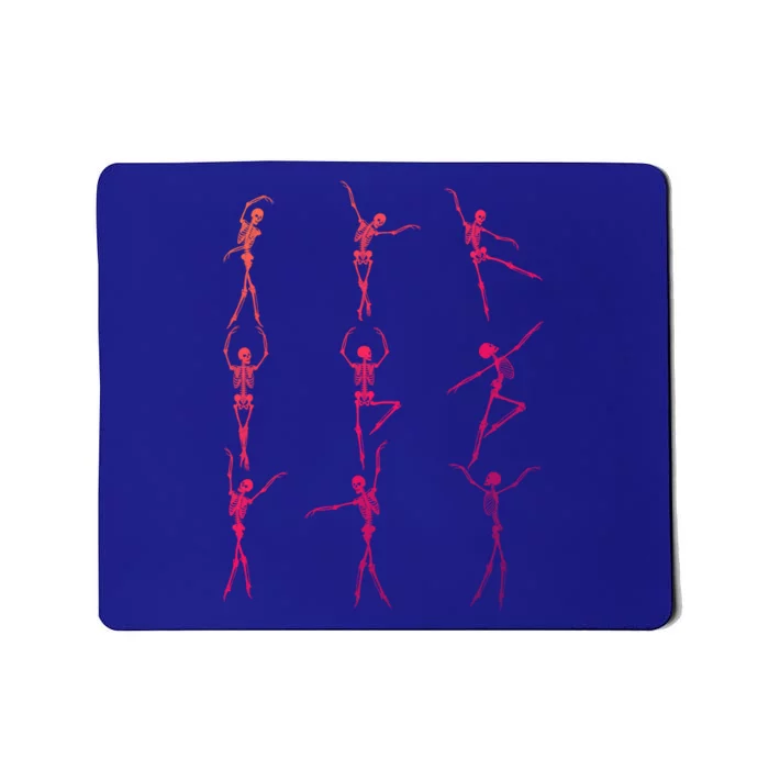 Skeleton Dancing Ballet Halloween Funny Gift Skeleton Ballerina Gift Mousepad