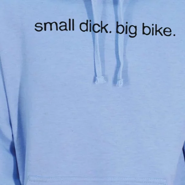 Small Dick Big Bike Unisex Surf Hoodie