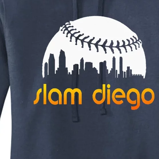 Slam Diego Baseball Fan Women's Pullover Hoodie