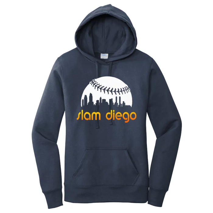 Slam Diego Baseball Fan Women's Pullover Hoodie