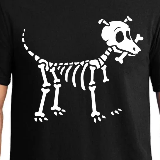 Skeleton Dog & Bone Pajama Set