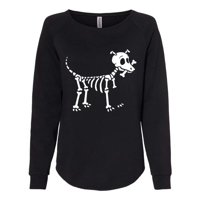 Skeleton Dog & Bone Womens California Wash Sweatshirt