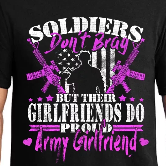 Soldiers Don't Brag Proud Army Friend Gift Military Lovers Gift Pajama Set