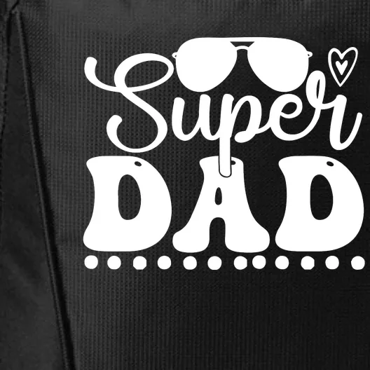 Super Dad Blessed Dad Fathers Day City Backpack