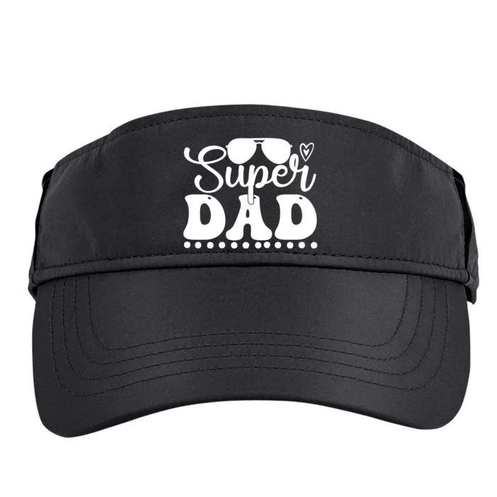 Super Dad Blessed Dad Fathers Day Adult Drive Performance Visor