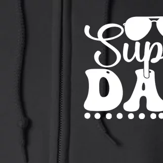 Super Dad Blessed Dad Fathers Day Full Zip Hoodie