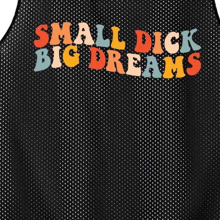 Small Dick Big Dreams Mesh Reversible Basketball Jersey Tank