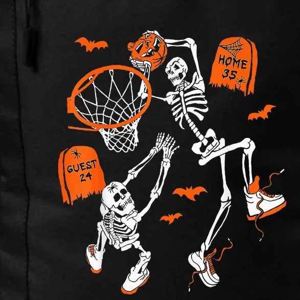 Skeleton Dunking Basketball Halloween Costume Kids Daily Commute Backpack