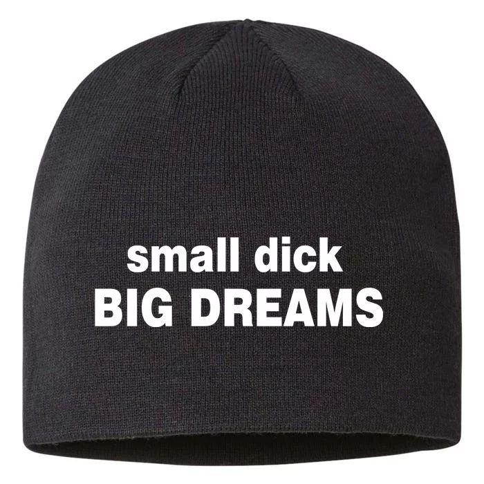 Small Dick Big Dreams 8 1/2in Sustainable Knit Beanie