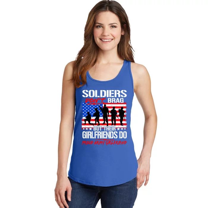 Soldiers Don't Brag Proud Army Friend Funny Military Gift Ladies Essential Tank