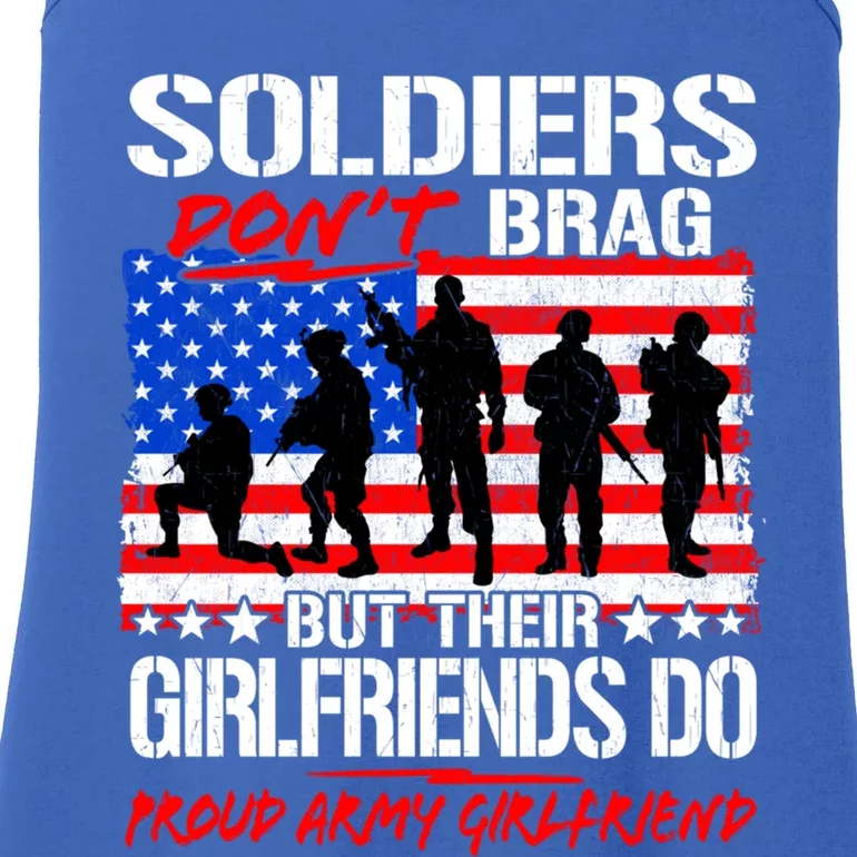 Soldiers Don't Brag Proud Army Friend Funny Military Gift Ladies Essential Tank