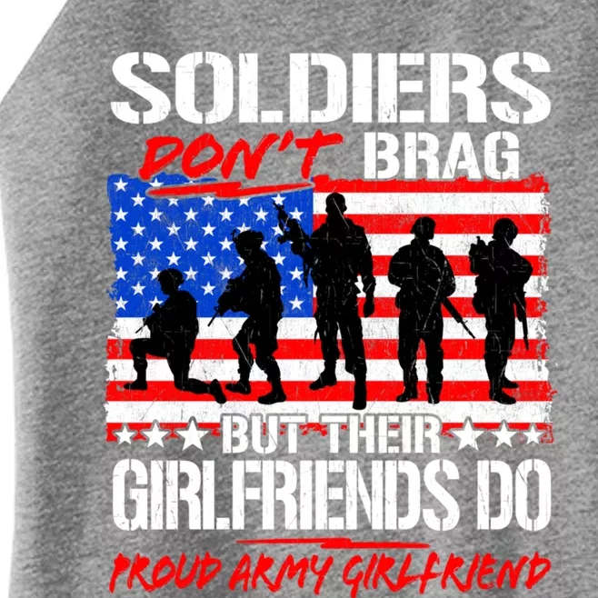 Soldiers Don't Brag Proud Army Friend Funny Military Gift Women’s Perfect Tri Rocker Tank