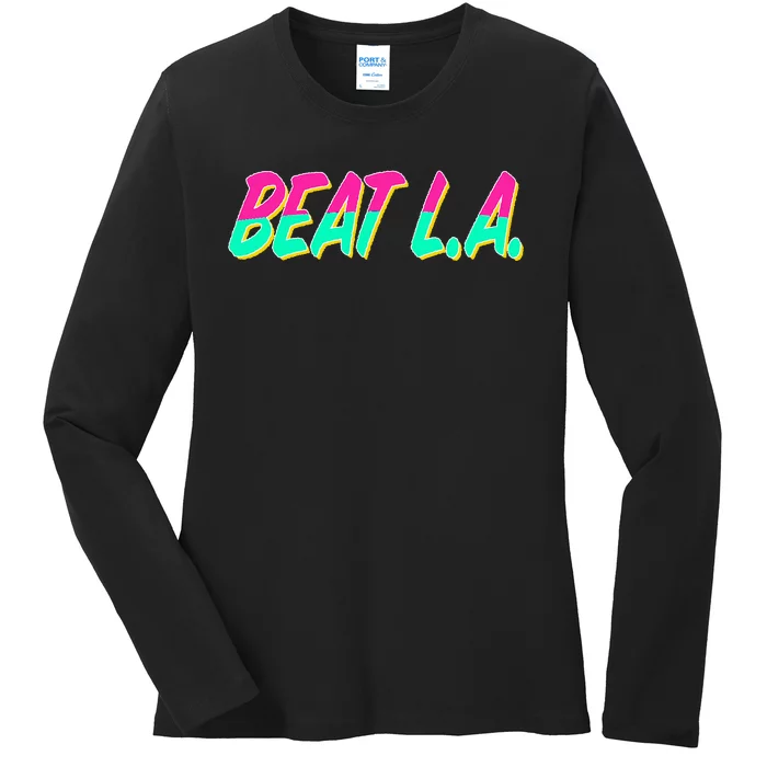 San Diego Beat L.A. San Diegan Pride Ladies Long Sleeve Shirt