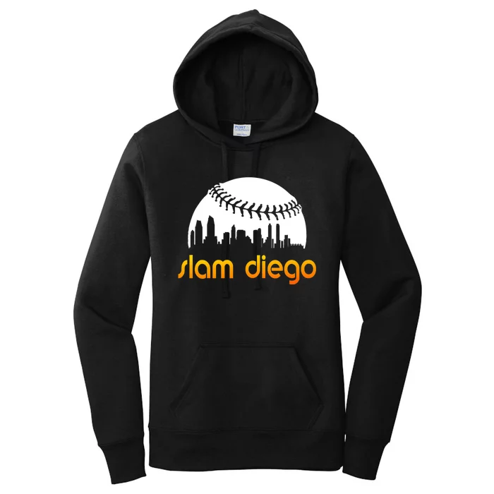 Slam Diego Baseball Fan Women's Pullover Hoodie