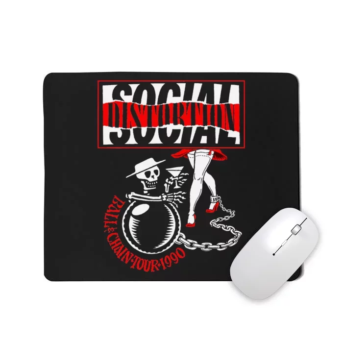 Social Distortion Ball And Chain Mousepad