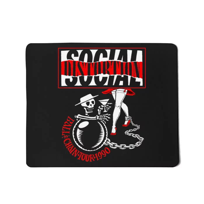 Social Distortion Ball And Chain Mousepad