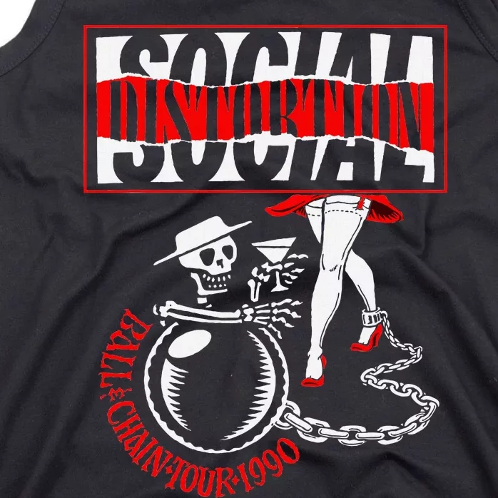 Social Distortion Ball And Chain Tank Top