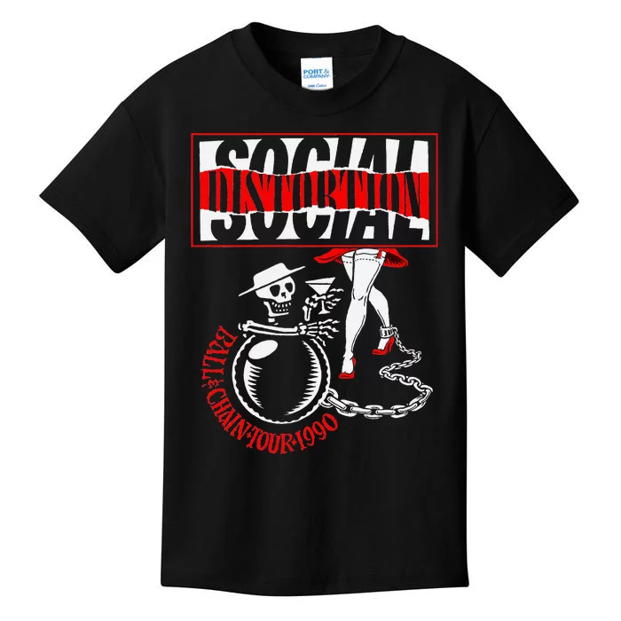 Social Distortion Ball And Chain Kids T-Shirt