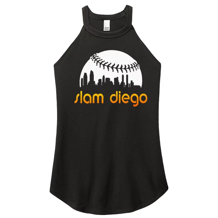 Slam Diego Baseball Fan Women’s Perfect Tri Rocker Tank