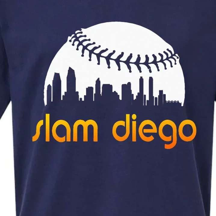 Slam Diego Baseball Fan Sueded Cloud Jersey T-Shirt