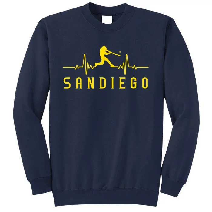 San Diego Baseball Heartbeat SD Tall Sweatshirt