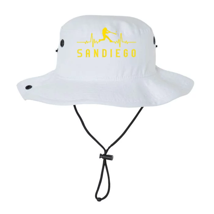 San Diego Baseball Heartbeat SD Legacy Cool Fit Booney Bucket Hat