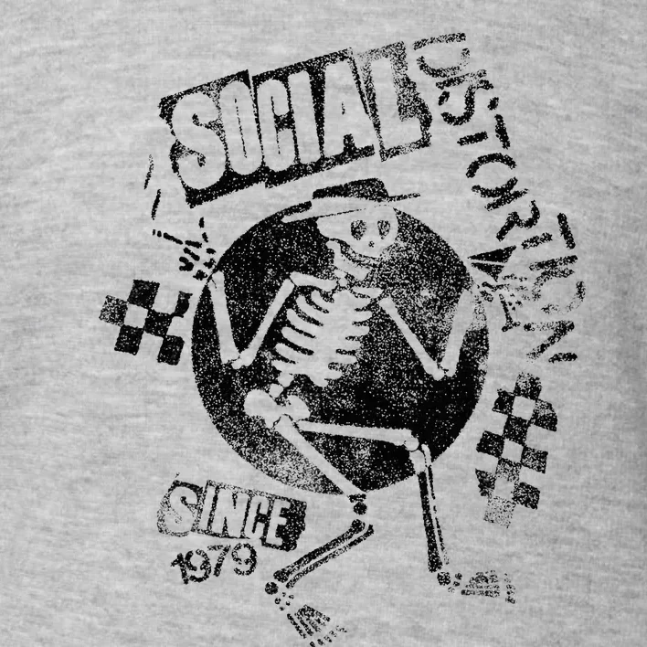 Social Distortion Black Spray Skelly Toddler Sweatshirt