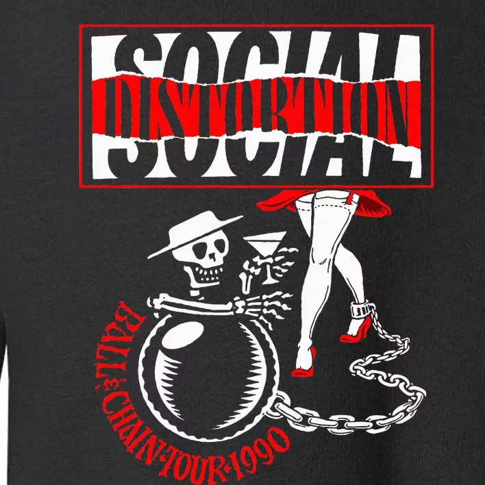 Social Distortion Ball And Chain Toddler Sweatshirt